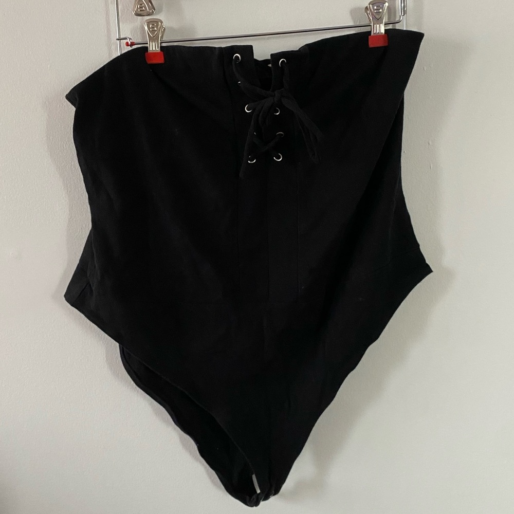 2X Strapless Bodysuit Plus Size